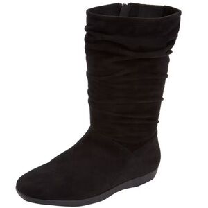 Comfortview Wide Width Black Ankle Boots